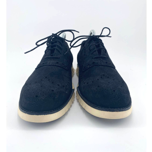 Cole Haan ZeroGrand Wingtip Oxford Men\'s 10M Black Suede Sneakers C12981 main image 5